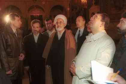 Иранската парламентарна делегация, водена от председателя на парламента Мехди Каруби на посещение в храм-паметника "Александър Невски"